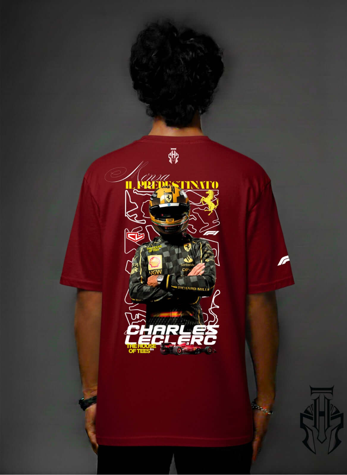 Charles Leclerc Oversized T-Shirt | F1 Fan Merch India | The House of Tees