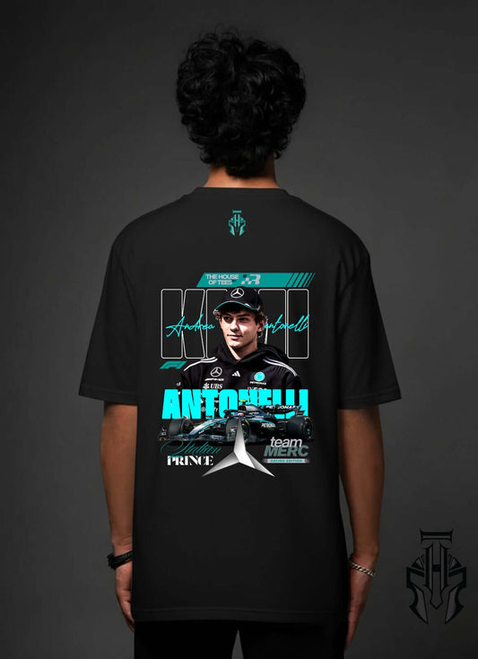 Kimi Antonelli Oversized T-Shirt | F1 Merch India | The House of Tees