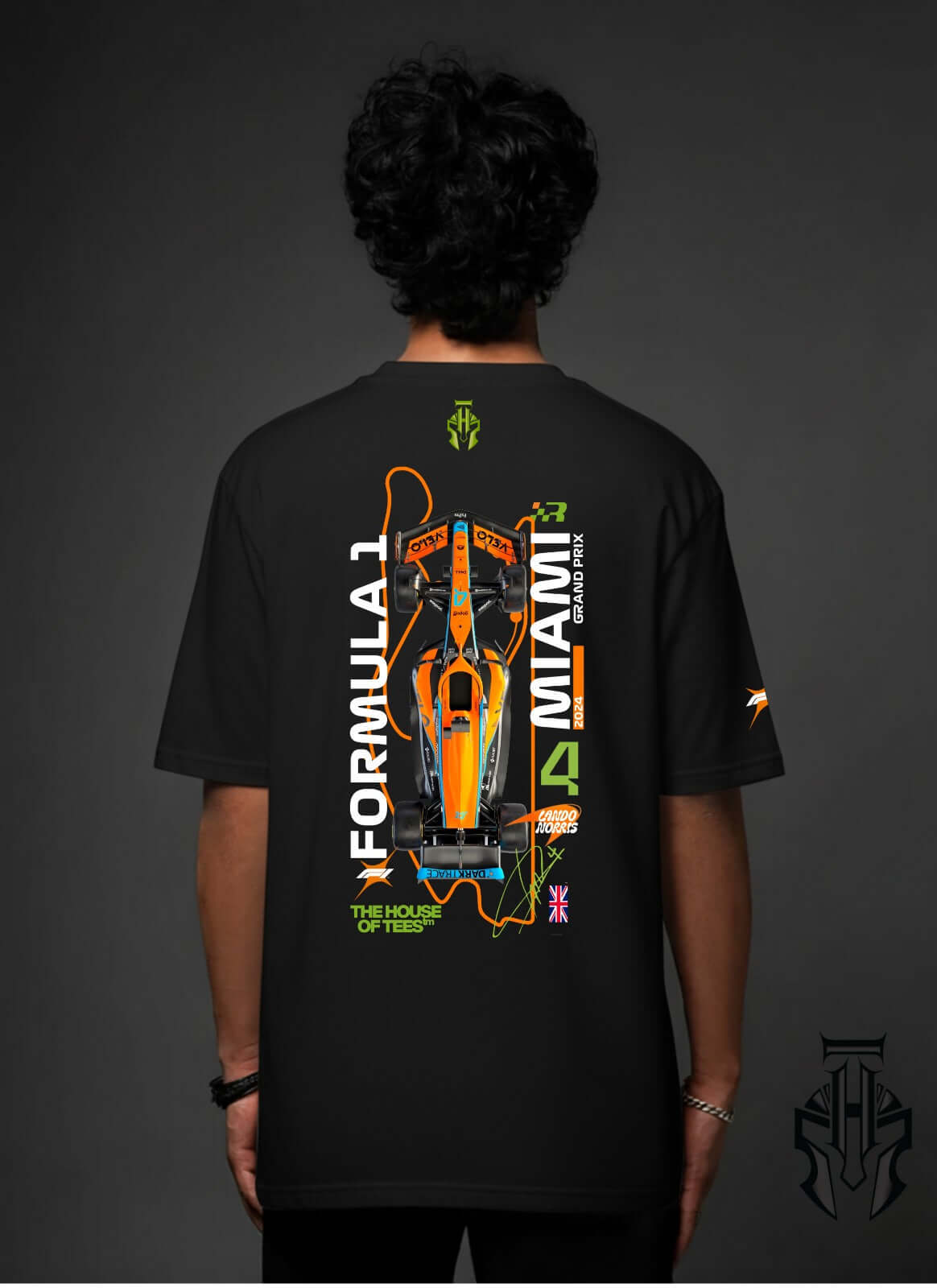 Lando Norris Oversized T-Shirt | F1 Fan Merch India | The House of Tees