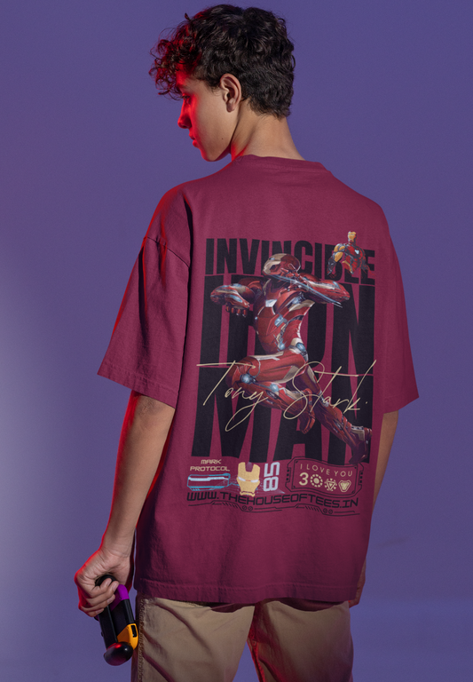 Avengers Ironman Unisex Oversized Tshirt