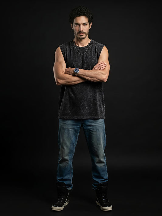 Oversized Tank - Black