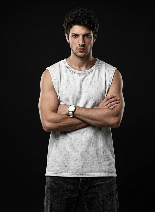 Oversized Tank - White