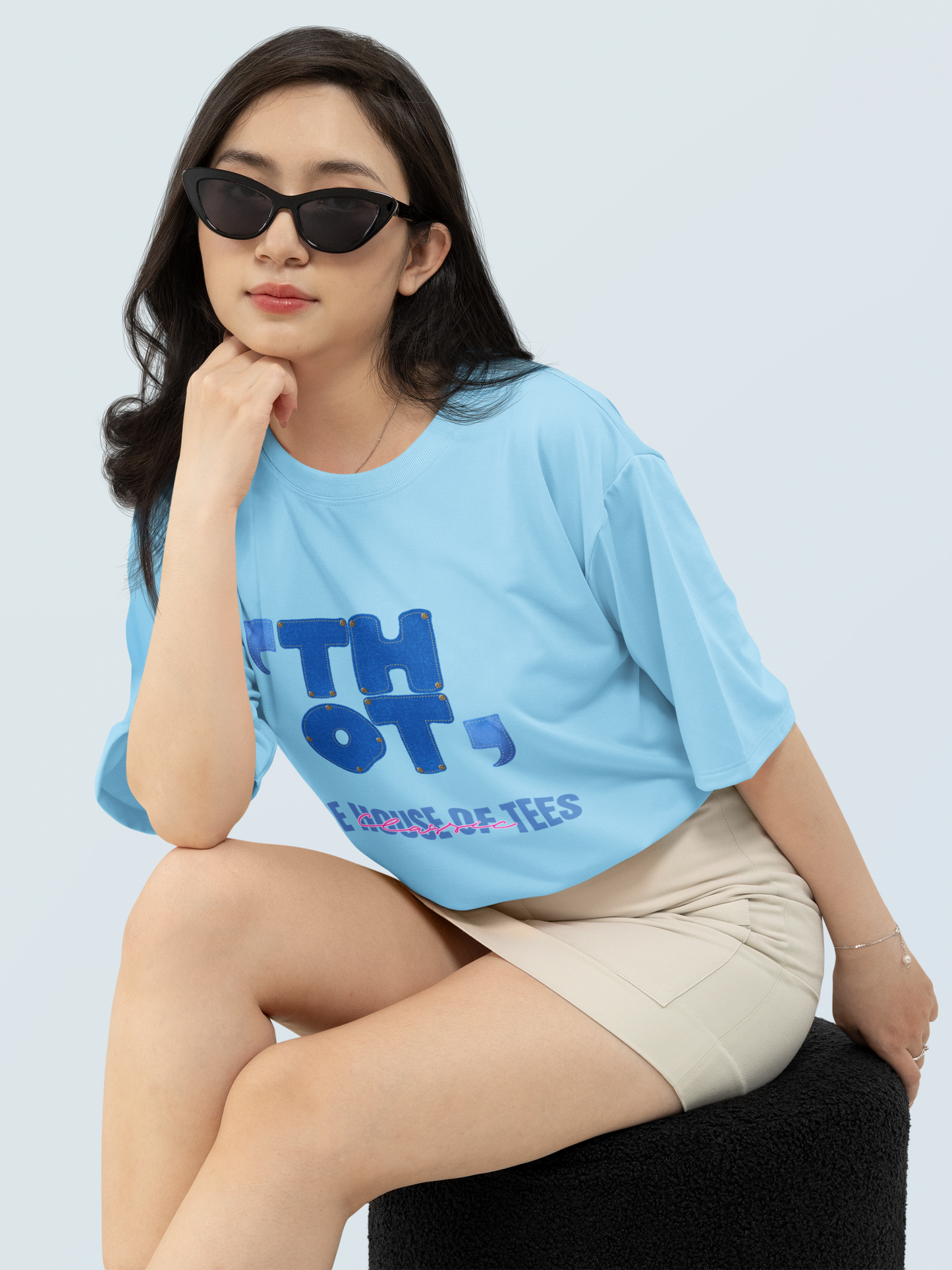 Denim Classic Unisex Oversized Tshirt