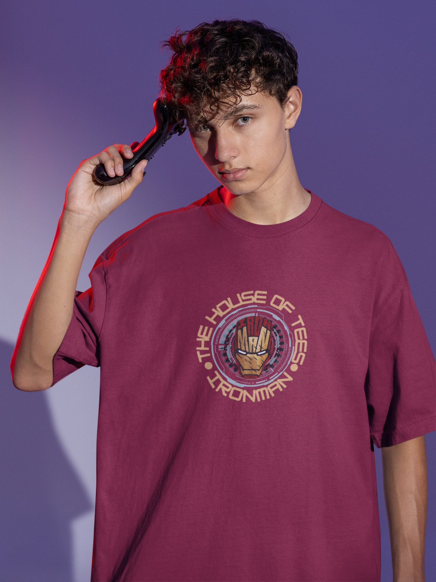 Avengers Ironman Unisex Oversized Tshirt