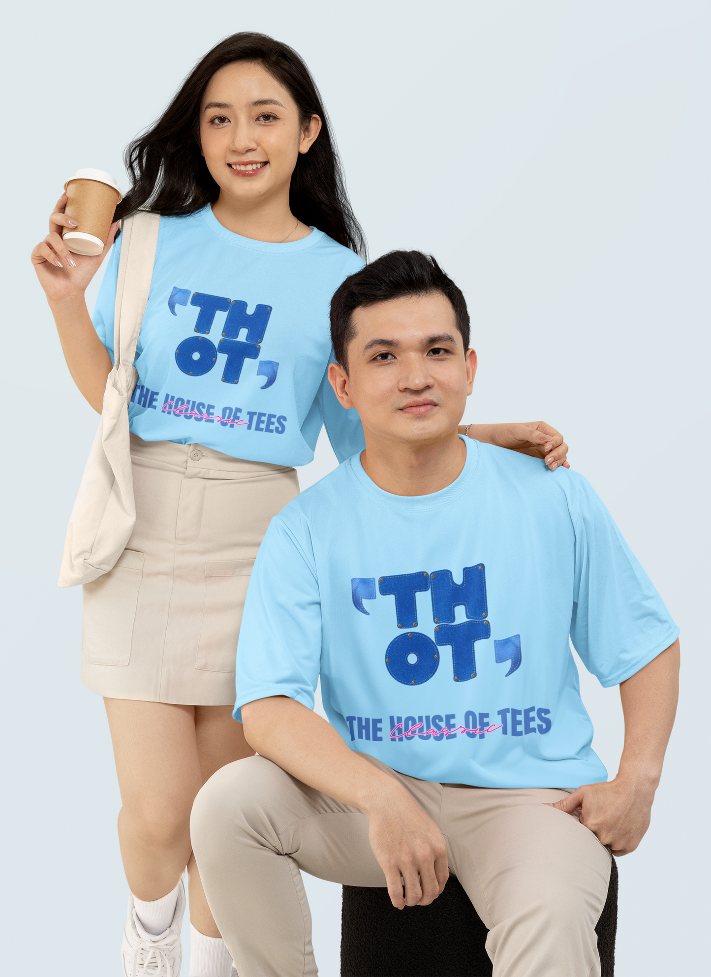 Denim Classic Unisex Oversized Tshirt
