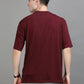 Solids - Maroon Oversized Tshirt