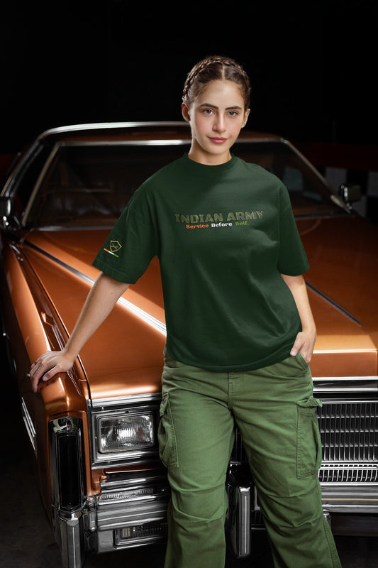 Indian Army Camo Oversized Tshirt