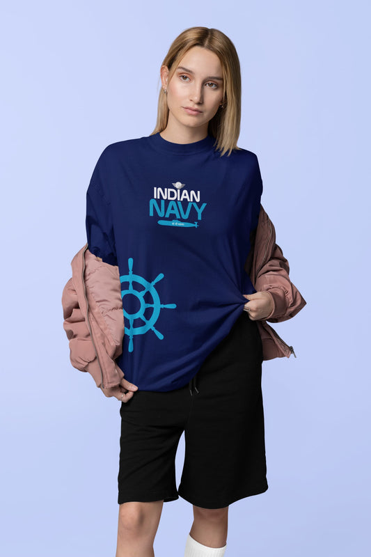 Indian Navy Origin Oversized Tshirt