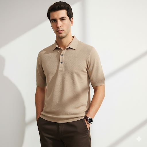 Luxé Polo - Beige