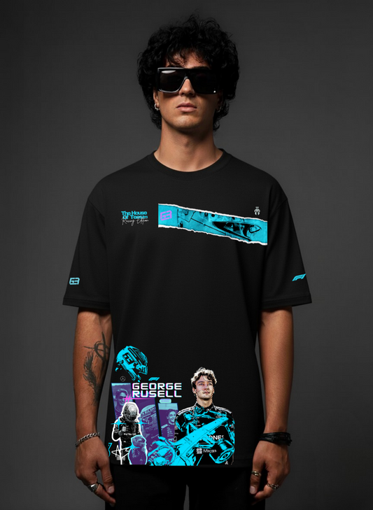 George Russell Oversized T-Shirt | F1 Fan Merch India | The House of Tees
