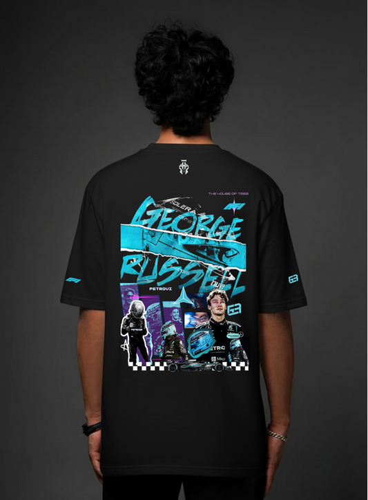 George Russell Oversized T-Shirt | F1 Fan Merch India | The House of Tees