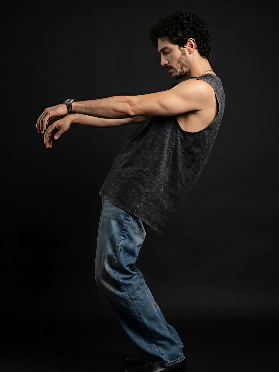 Oversized Tank - Black