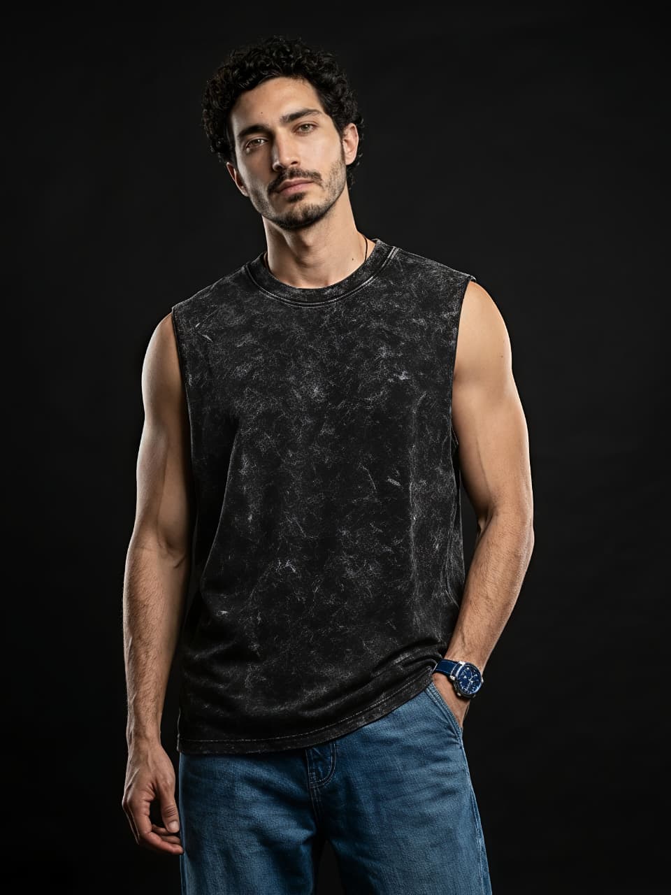 Oversized Tank - Black