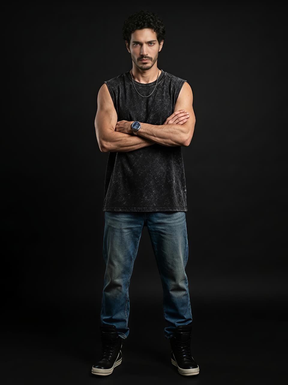 Oversized Tank - Black
