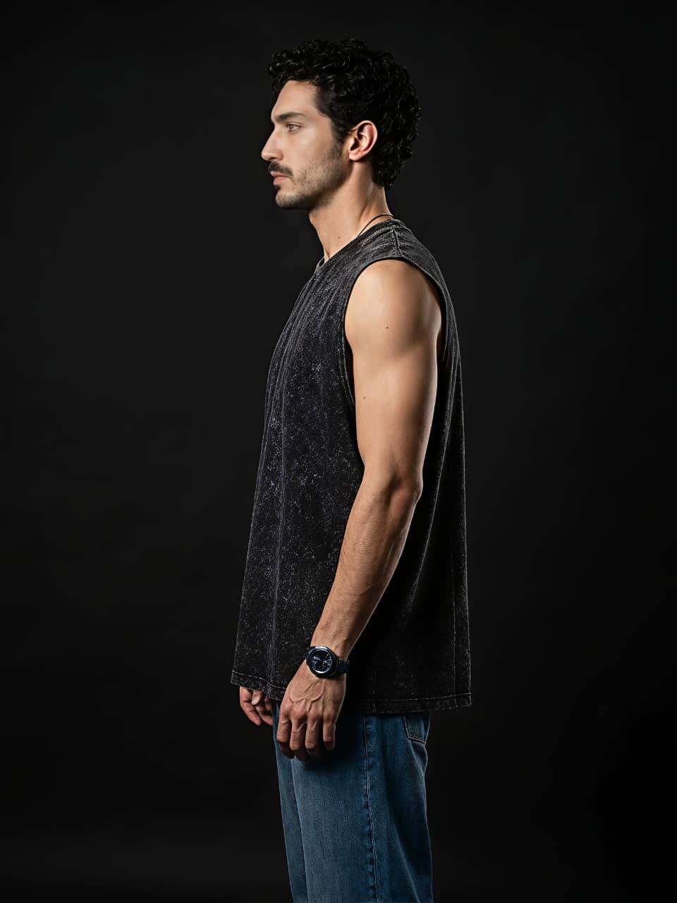 Oversized Tank - Black