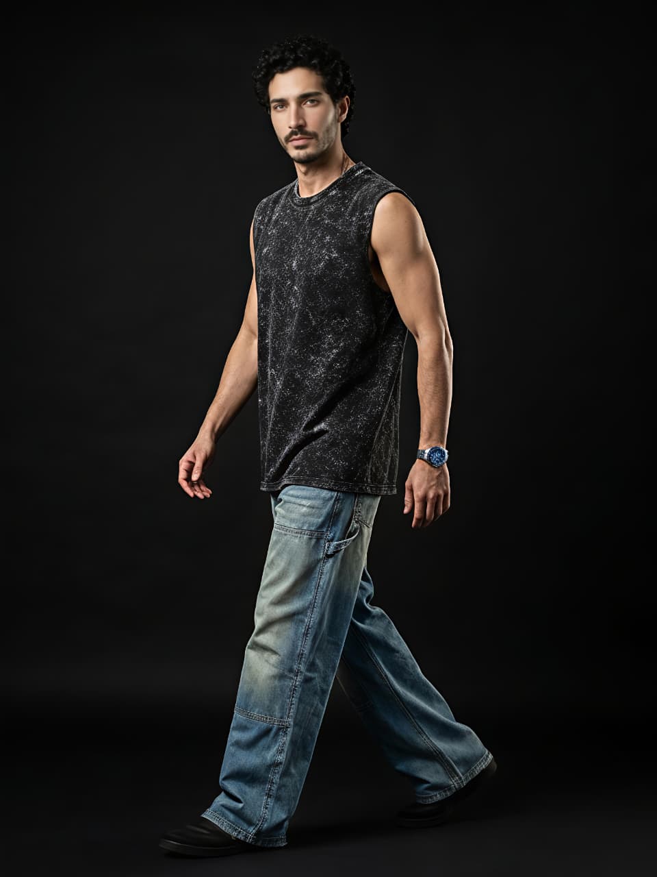 Oversized Tank - Black