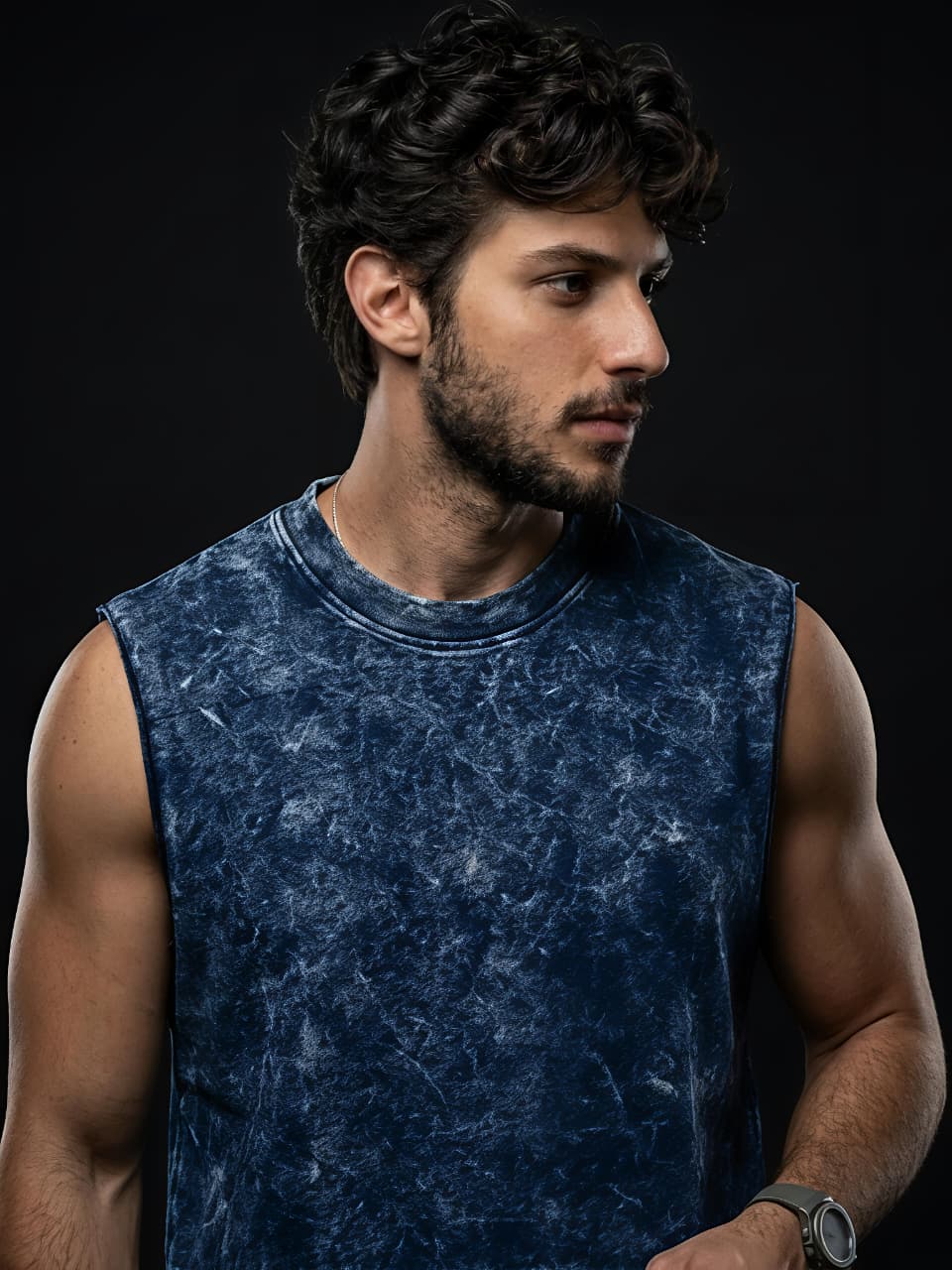 Oversized Tank - Navy