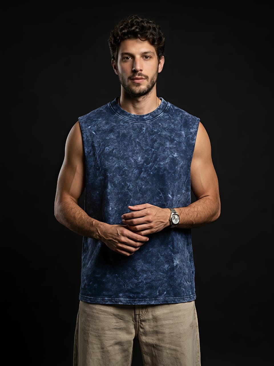 Oversized Tank - Navy