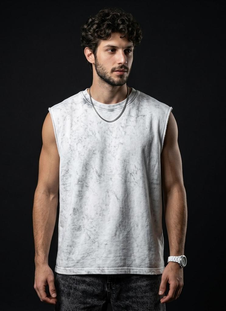 Oversized Tank - White