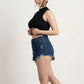 Halter Neck Tank Top - Black