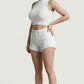 Halter Neck Tank Top - White
