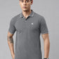 Regular Fit Textured Polo Tshirt