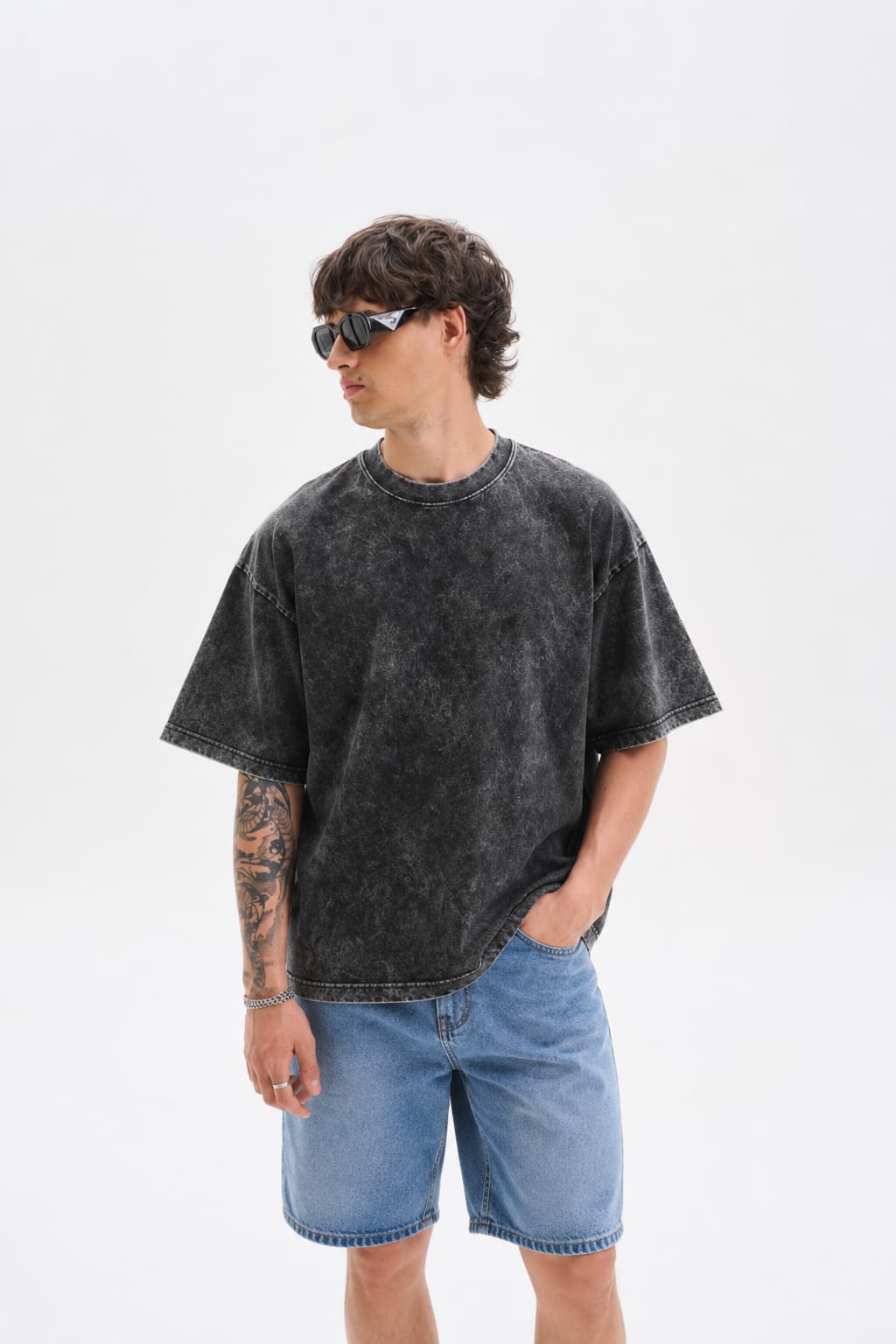 Plain Oversized Acid Washed Exclusive T-shirt