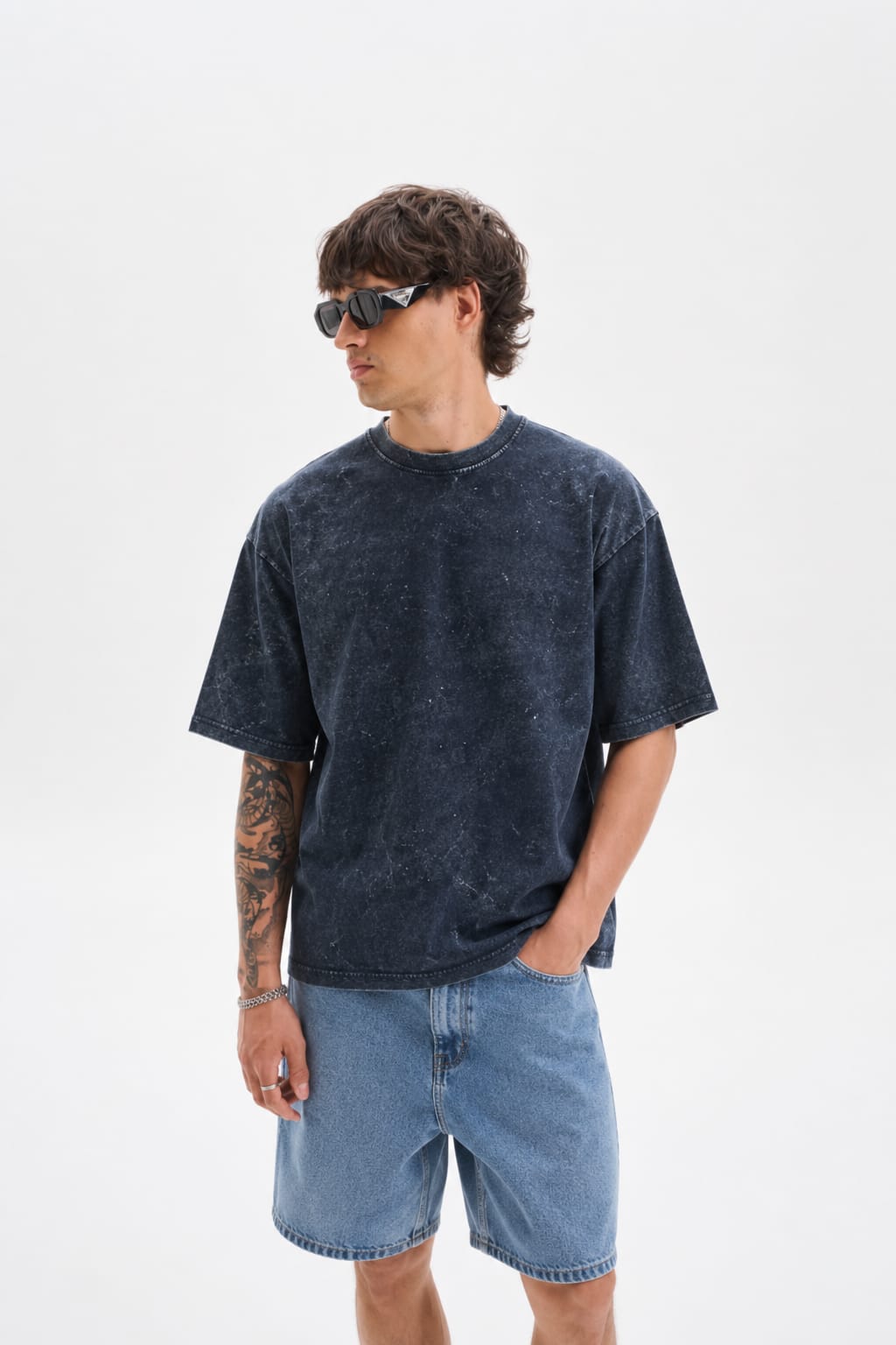 Plain Oversized Acid Washed Exclusive T-shirt