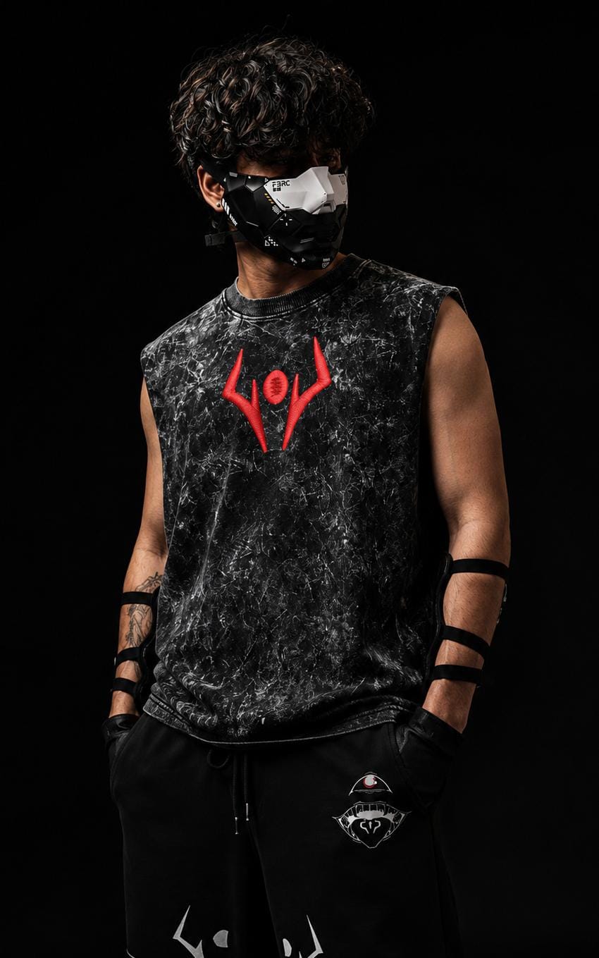Oversized Tank - Sukuna Jujutsu Kaisen Unisex