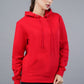 Red Solid Hoodie
